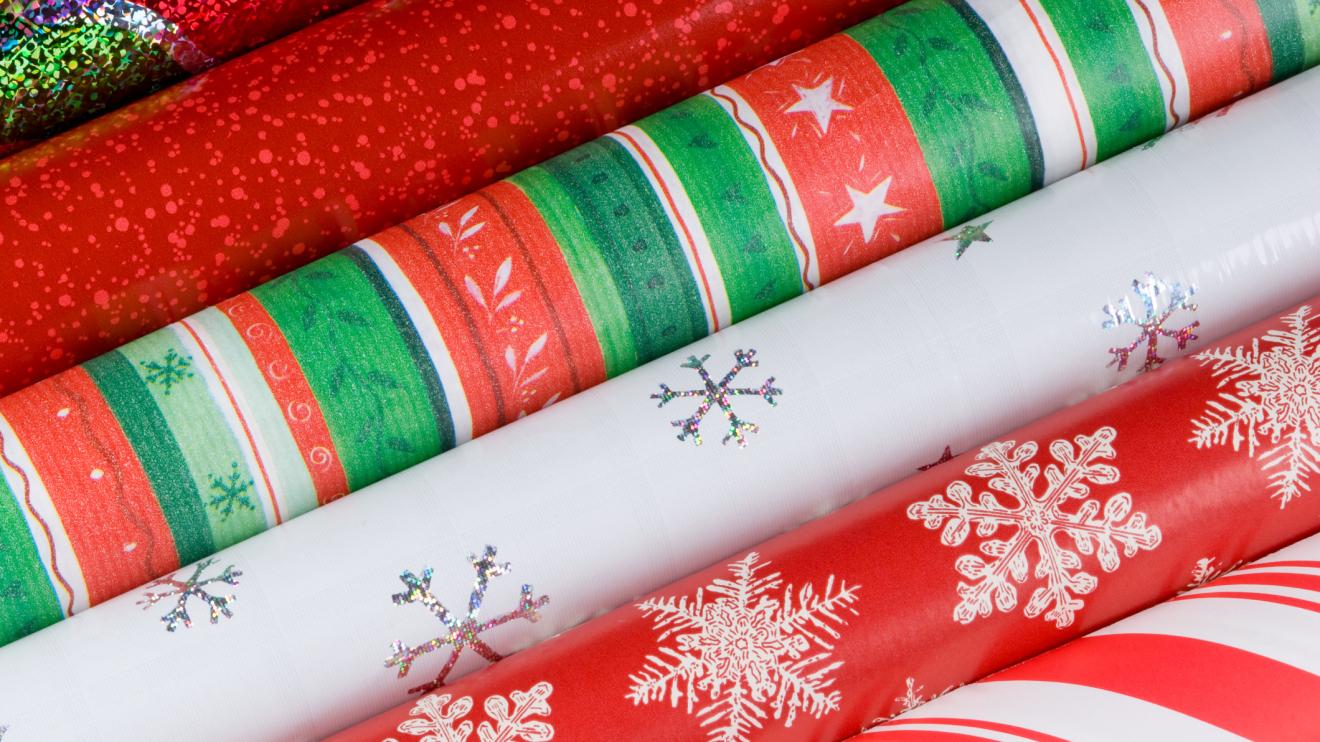 Image of Christmas wrapping paper