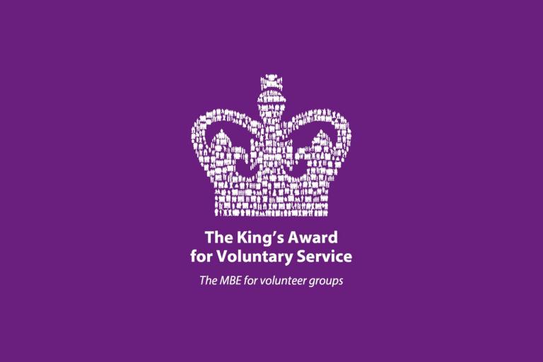 King's Award for Voluntary Service logo
