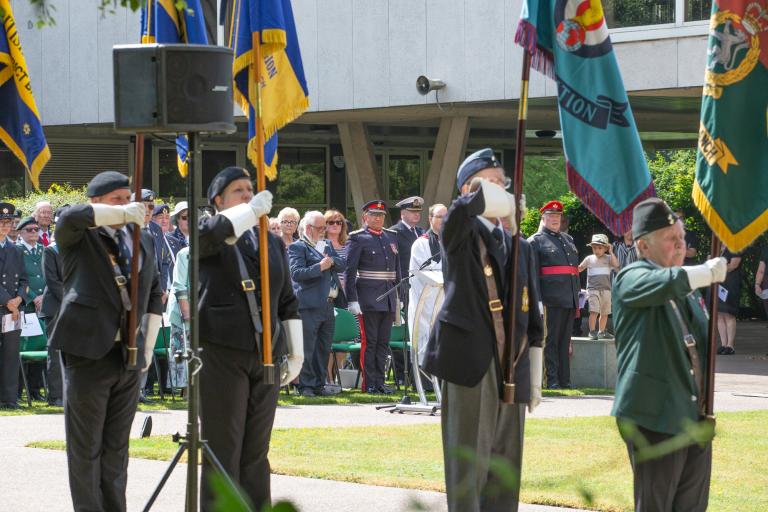 Armed Forces Day flag raising 2023