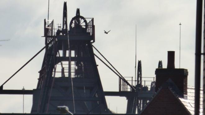 Colliery headstock at Snibston