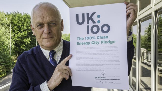 Nick Rushton signs climate pledge